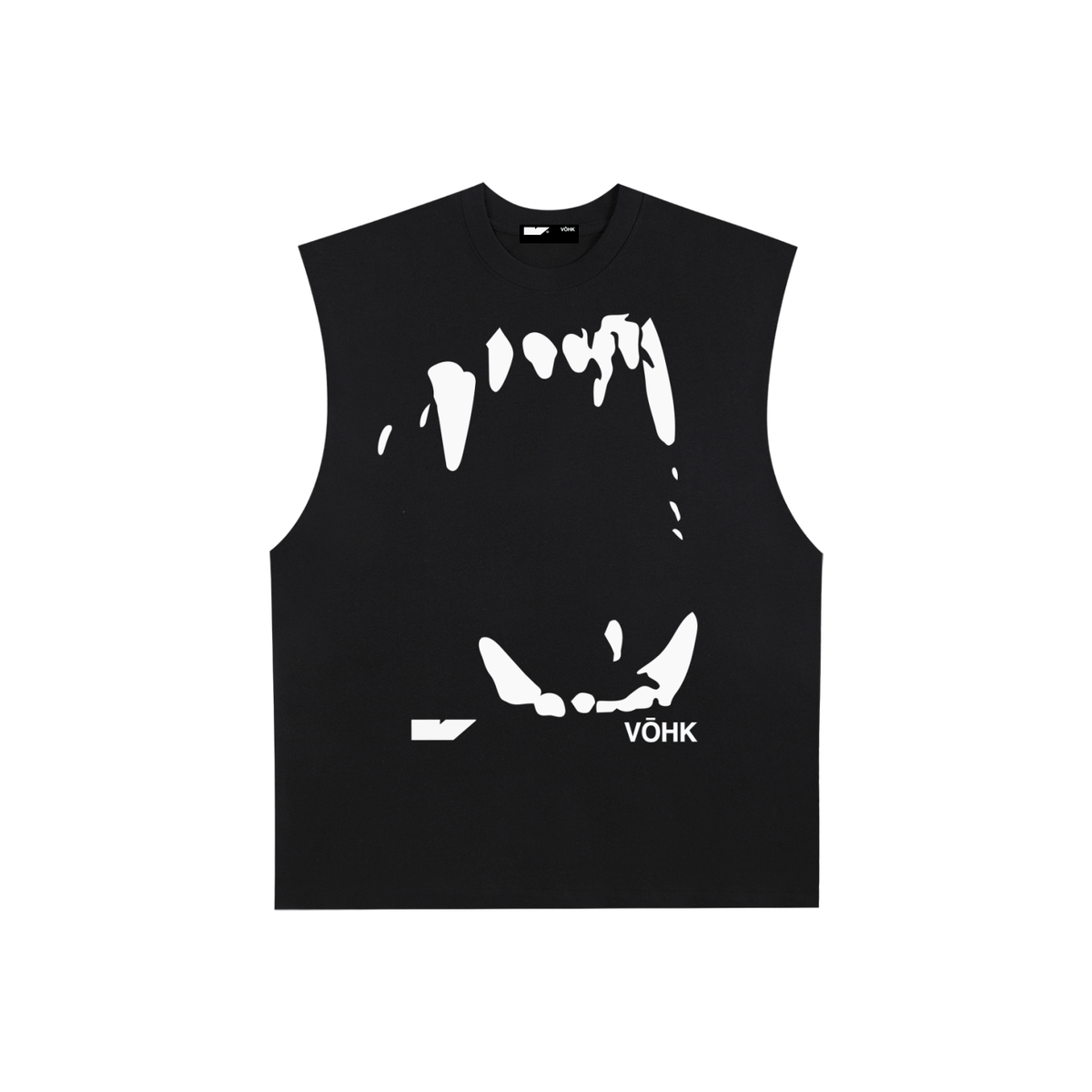 VŌHK PHASE 01 Raw Edge Cotton Tank Top