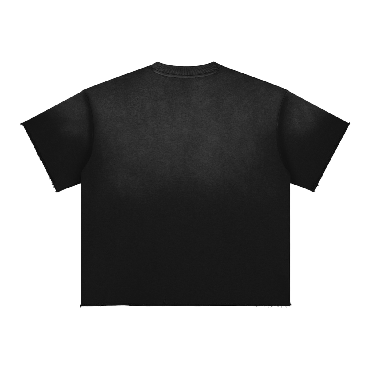 VŌHK ATHL DIVISION Sun Fade Raw Edge T-Shirt